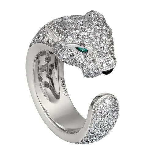 cartier ring panther price|cartier panthere ring white gold.